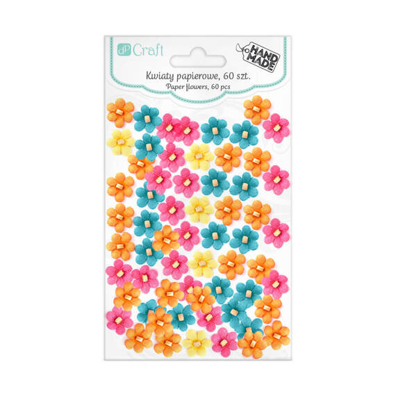 Papierblumen 1cm 60Stück - DPCraft