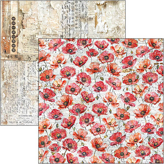 Papierset doppelseitig Scrapbooking Papier 20x20cm - Ciao Bella - Majestic Dream