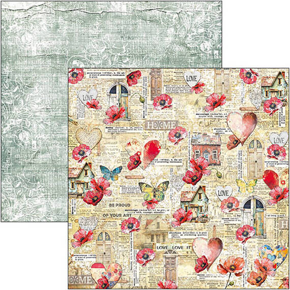 Papierset doppelseitig Scrapbooking Papier 20x20cm - Ciao Bella - Majestic Dream