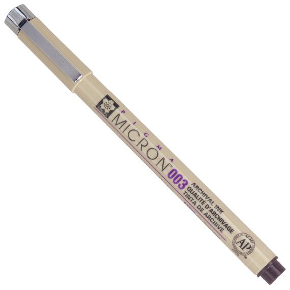 Pigma Micron Dünner Stift - Schwarz 003 - 0,15 mm - Sakura