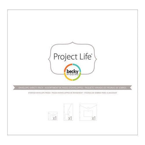 Plastikumschläge - Project Life - 3 Stück - Becky Higgins