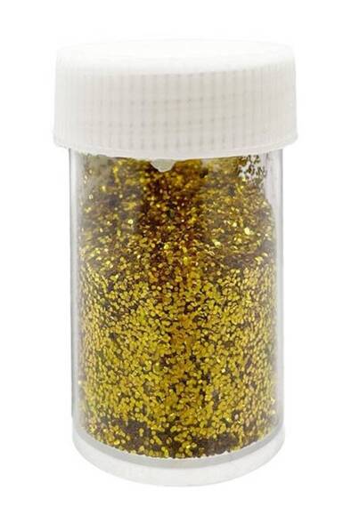 Pulverisierter Glitter Gold 8g Salzstreuer