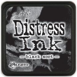 RANGER Tim Holtz Distress Mini Ink Pad, Black Soot