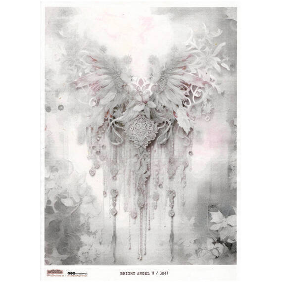 Reispapier Decoupage Bastelpapier A4 - Scraplove - Bright Angel 11