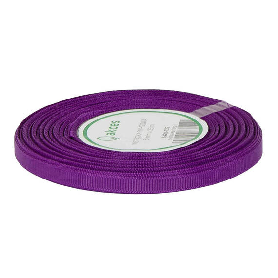 Ripsband 6 mm, dunkelviolett 22,5 Meter