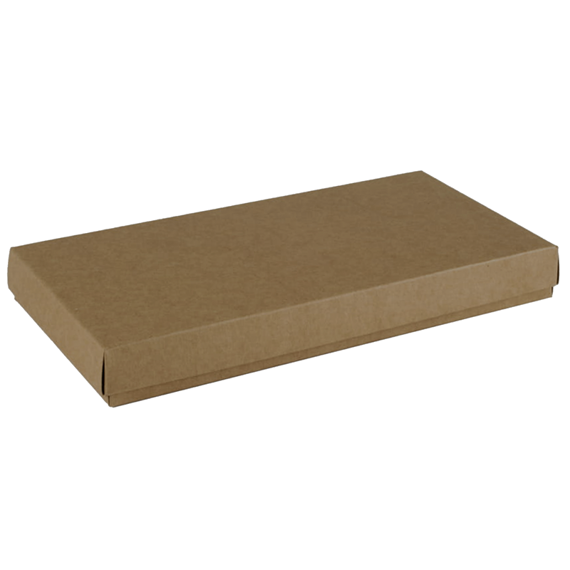 RzP Rechteckig Schachtel DL Geschenkbox Box für Karte 11x22 300g, kraft