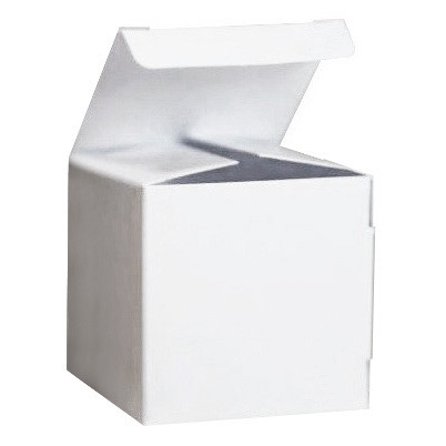 RzP Schachtel Geschenkbox Box Taufe Kommunion 5x5x5 300g, weiß
