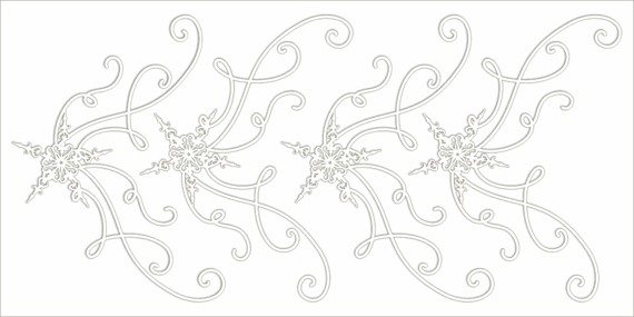 SCRAPINIEC Dekorpappe Die Cut Chipboard Dekoration Ornament, Ecke Schneeflocken