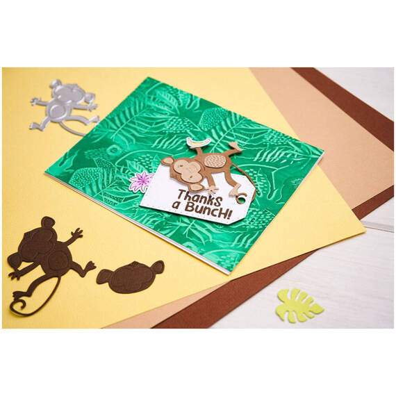 SIZZIX - 3D Textured Impressions Embossing Folder A5 -  Jungle Textures tropische Blätter