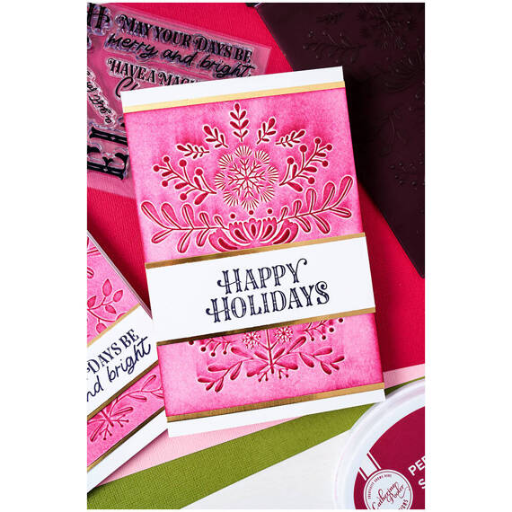 SIZZIX - 3D Textured Impressions Embossing Folder - Yuletide