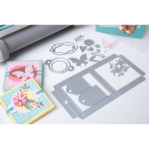 SIZZIX Big Shot PLUS Starter Kit 666185 Stanz- und Prägemaschine Machine white & gray