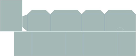 SIZZIX Bigz Stanzform Präge Stanzschablone Cutting Die, Box Stacking Drawer 663633