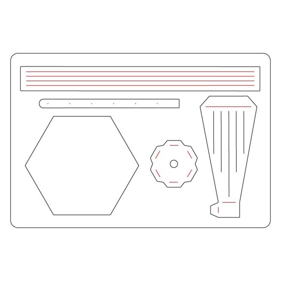 SIZZIX Bigz Stanzform Präge Stanzschablone Cutting Die, Broom Gift Box 663499