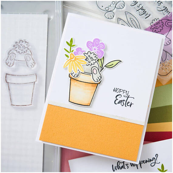 SIZZIX Stanzform Präge Stanzschablone Cutting Die, Bunny Bits & Blooms