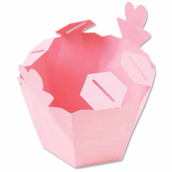 SIZZIX Stanzform Präge Stanzschablone Cutting Die, Fabulous Cupcake Box Muffin-Box