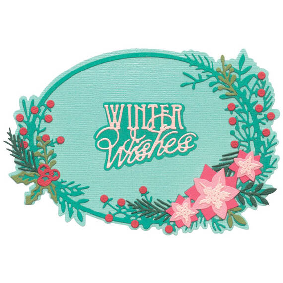 SIZZIX Stanzform Präge Stanzschablone Cutting Die, Winter Wishes #2