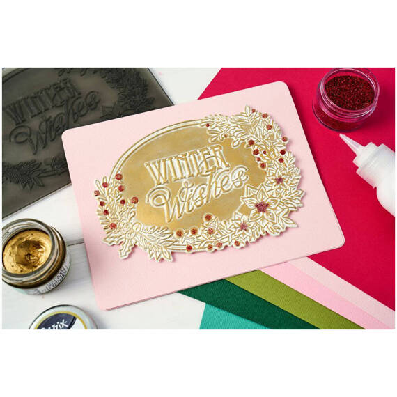 SIZZIX Stanzform Präge Stanzschablone Cutting Die, Winter Wishes #2