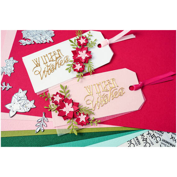 SIZZIX Stanzform Präge Stanzschablone Cutting Die, Winter Wishes #2