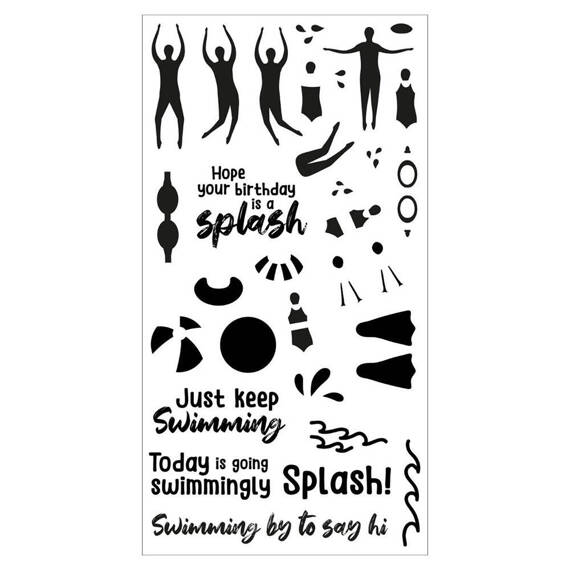 SIZZIX Stempel + Stnzform - Synchronized Swimmers 