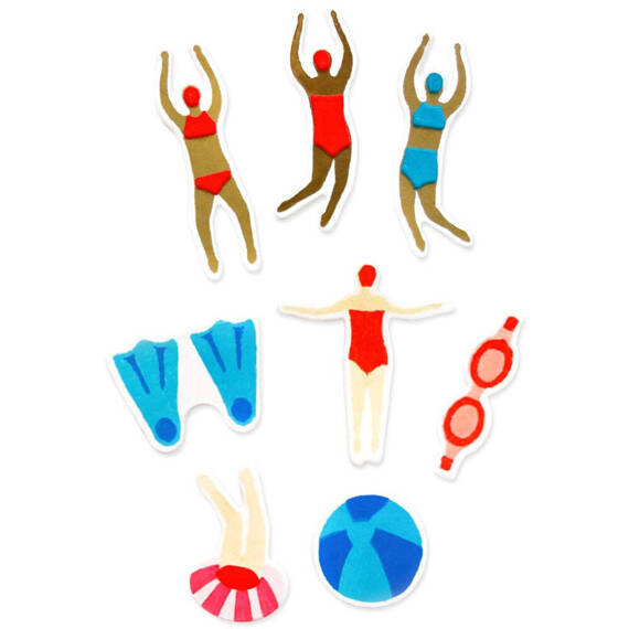 SIZZIX Stempel + Stnzform - Synchronized Swimmers 