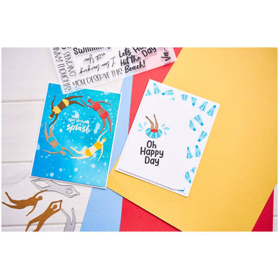 SIZZIX Stempel + Stnzform - Synchronized Swimmers 