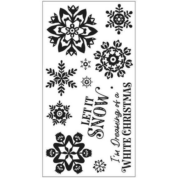 SIZZIX Stempel - White Christmas