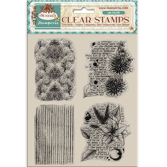 STAMPERIA Clear Stamps - Nutcracker Weihnachtsstern