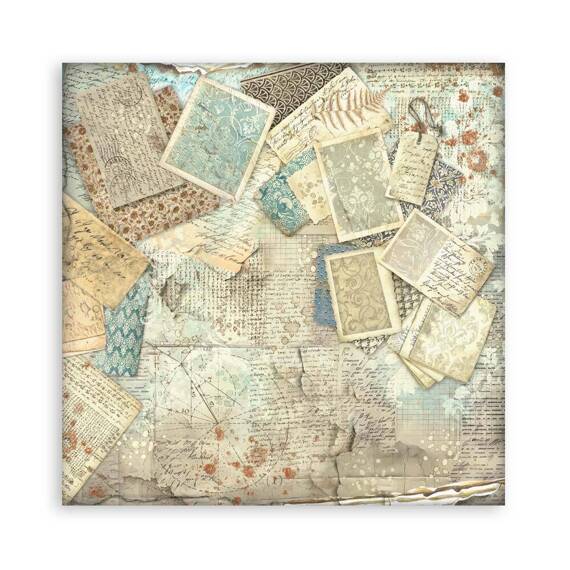 STAMPERIA Set 10 Blatt 20x20cm doppelseitig Scrapbooking Papier 190g, Alterego