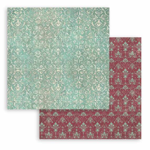 STAMPERIA Set 10 Blatt 20x20cm doppelseitig Scrapbooking Papier 190g,  Master of Magic Hintergrund