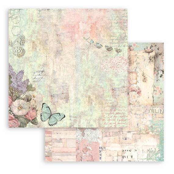 STAMPERIA Set 10 Blatt 20x20cm doppelseitig Scrapbooking Papier 190g, Wonderland