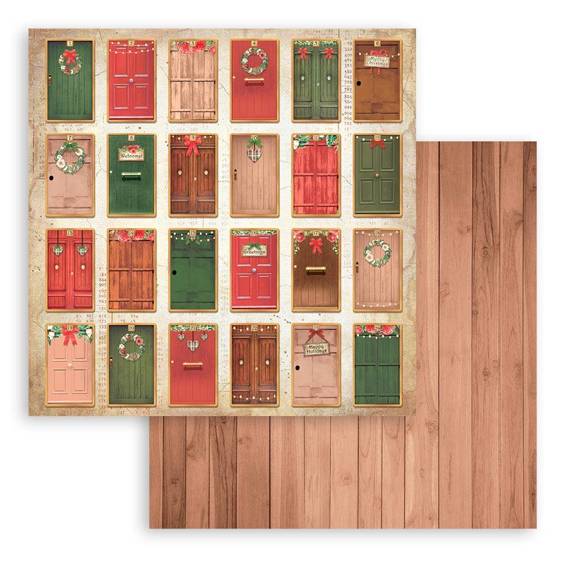 STAMPERIA Set 10 Blatt 30,5x30,5cm doppelseitig Scrapbooking Papier 190g, Romantic Home