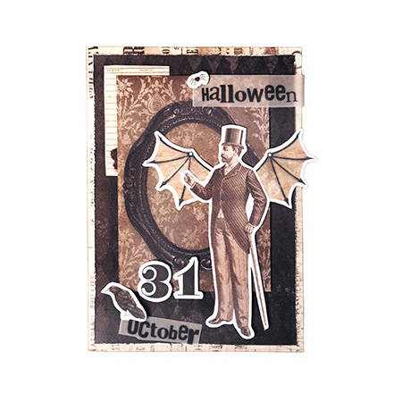 STUDIO LIGHT 42Blatt A5 Papierset + Elemente Scrapbooking Papier All vintage hallows