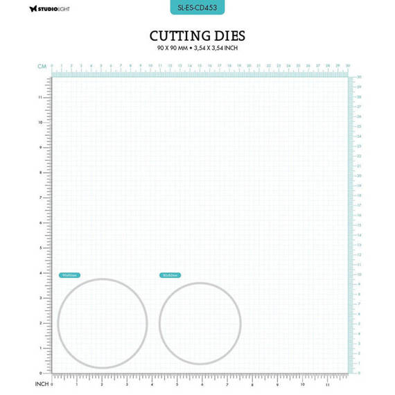 STUDIO LIGHT - Stanzform Präge Stanzschablone Cutting Die, Big Circle Kreis