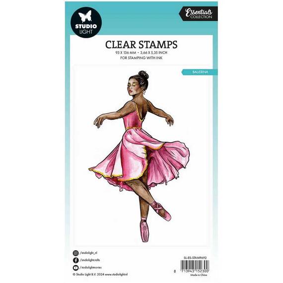 STUDIO LIGHT -Transparenter Motivstempel Clear Stamp -  Ballerina