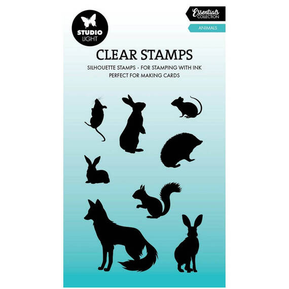 STUDIO LIGHT - Transparenter Stempel - Animals Waldtiere