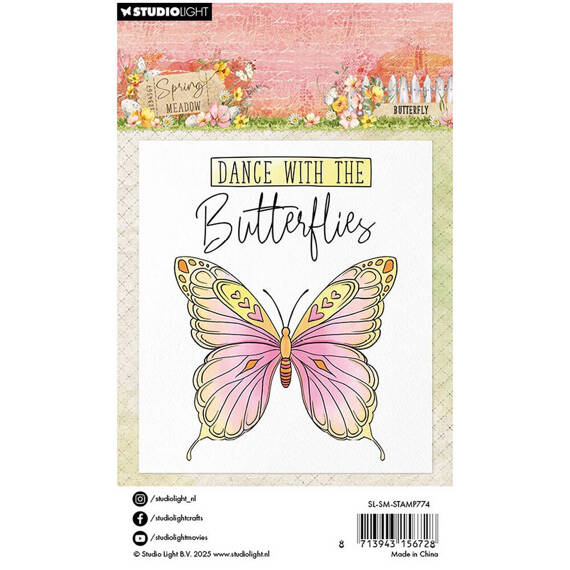 STUDIO LIGHT - Transparenter Stempel - Butterfly