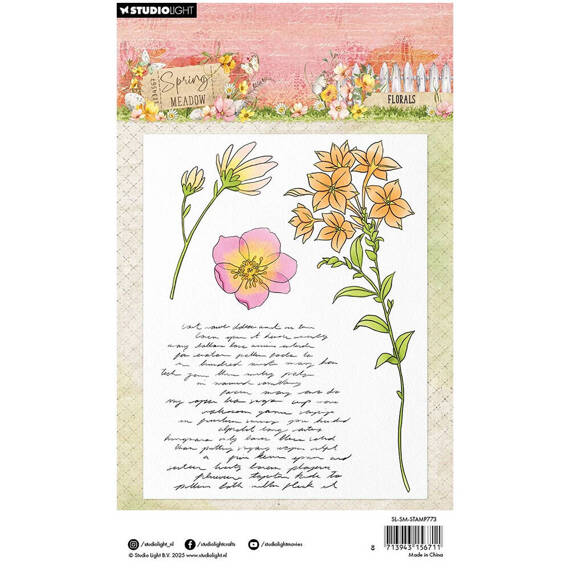 STUDIO LIGHT - Transparenter Stempel - Florals