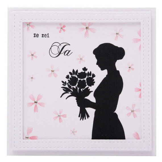 STUDIO LIGHT - Transparenter Stempel - Flower lady