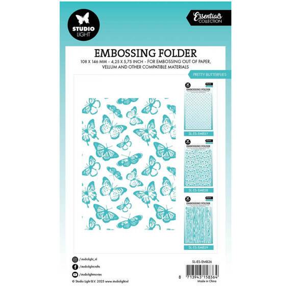 STUDIOLIGHT Embossing Folder Prägefolder Prägeschablone - Citytrip