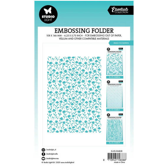 STUDIOLIGHT Embossing Folder Prägefolder Prägeschablone - Citytrip