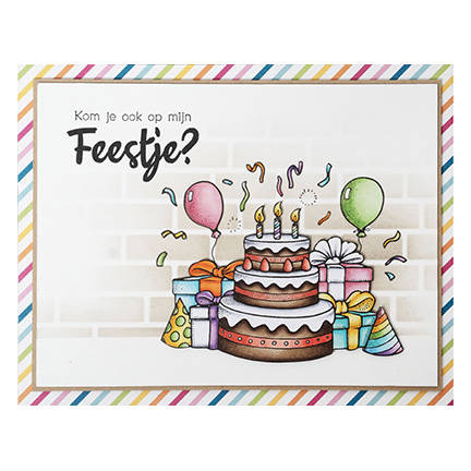 STUDIOLIGHT - Transparenten Stempel - Cake Party Kuchen