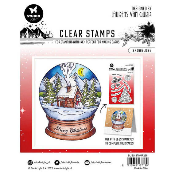 STUDIOLIGHT - Transparenten Stempel - Snowglobe, Schneeball