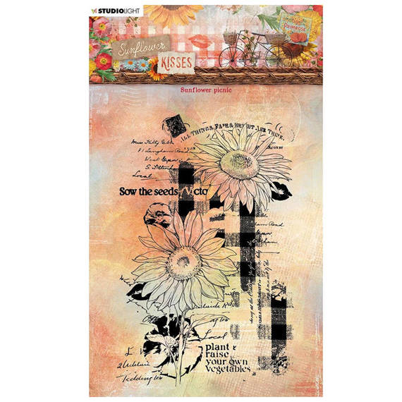 STUDIOLIGHT - Transparenten Stempel - Sunflower picnic, Sonnenblumen