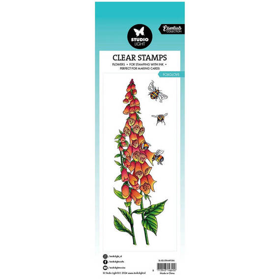 STUDIOLIGHT - Transparenter Stempel - Foxglove, Fingerhutblume