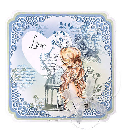 STUDIOLIGHT - Transparenter Stempel -  Hollyhock, Rose, Blume