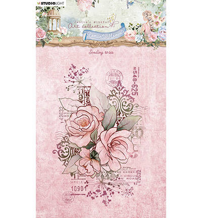 STUDIOLIGHT - Transparenter Stempel - Sending Roses, Rosenstrauß