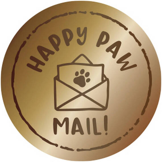 STUDIOLIGHT Wachsstempel - Wax stamp - Happy paw mail