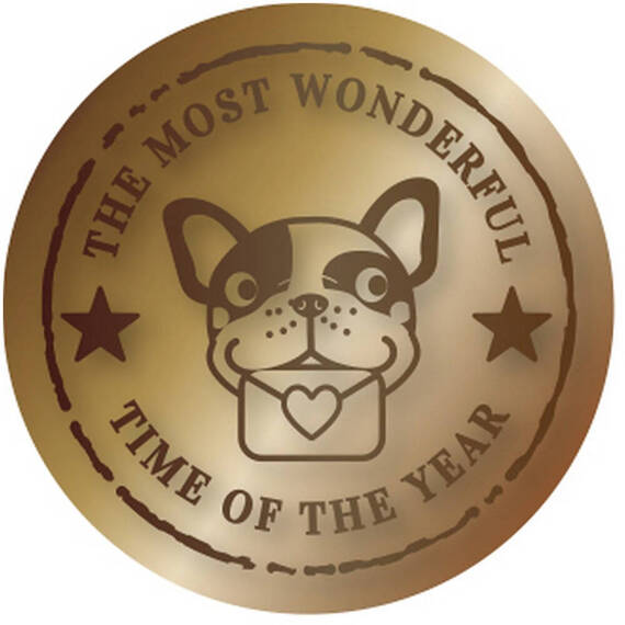 STUDIOLIGHT Wachsstempel - Wax stamp -  Most wonderful time