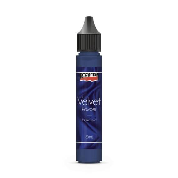 Samtpuder 30ml königsblau / königsblau - PENTART