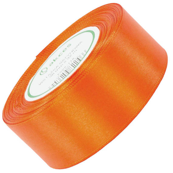 Satinband neon orange 38mm - 32mb